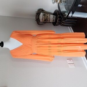 Steve Madden Nylah Orange Maxi Dress
